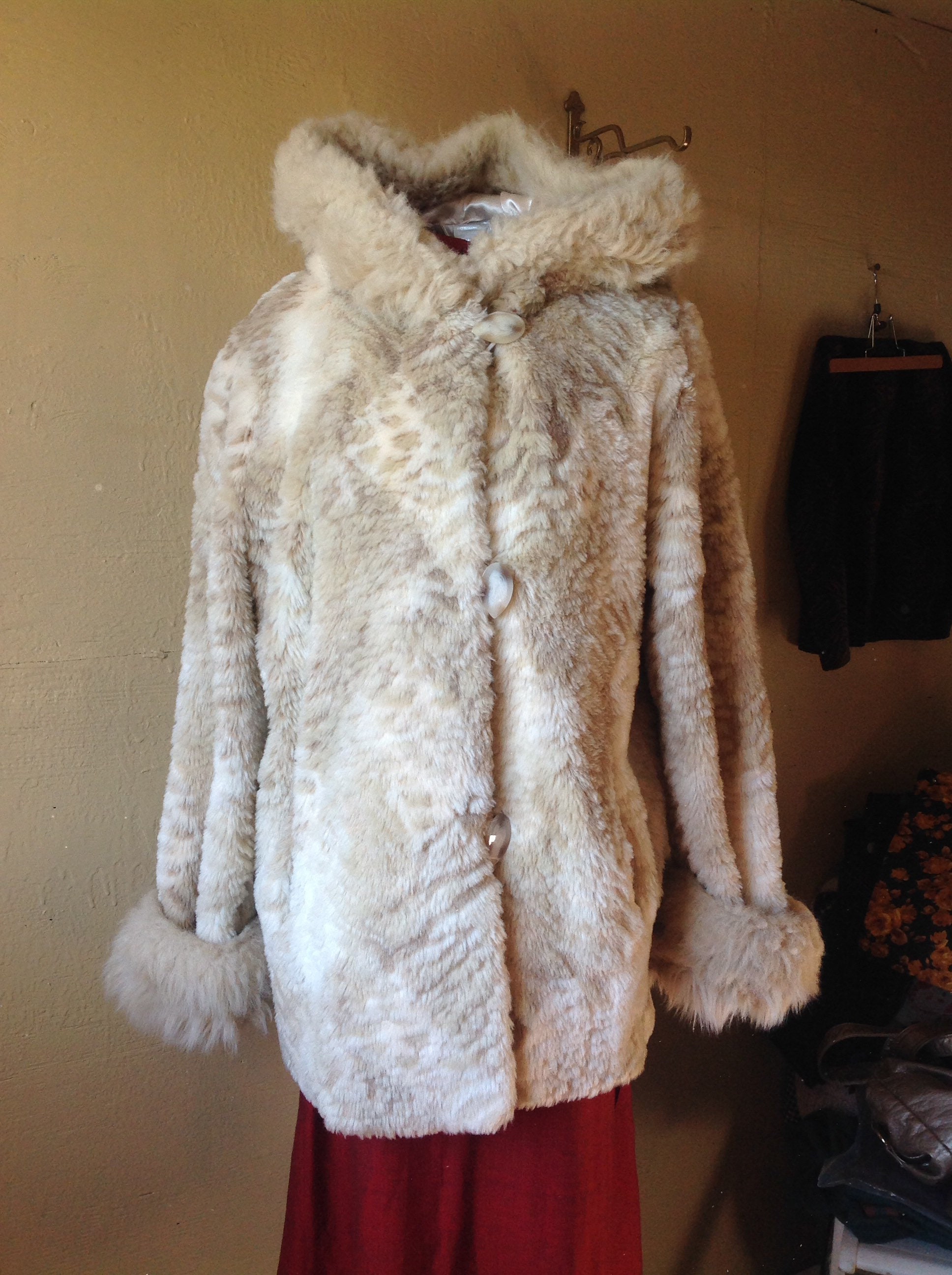 maison celon eco fur short jacket