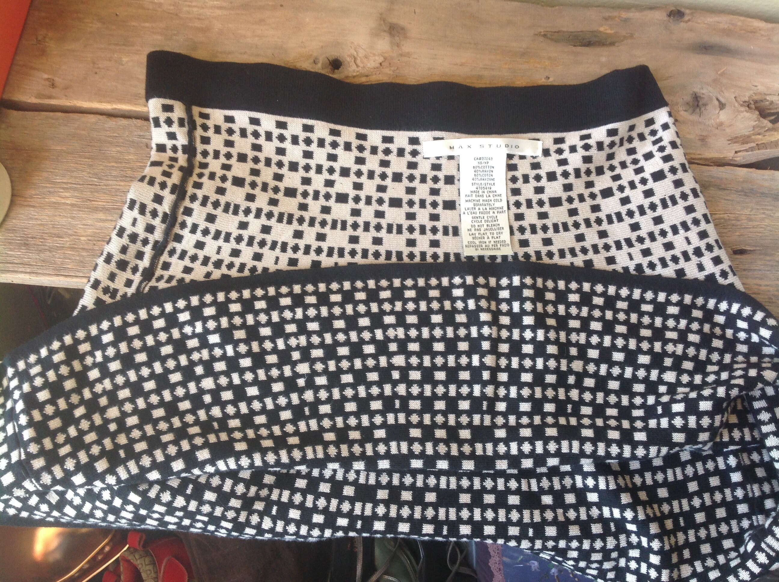 Jupe Vintage 90's Max Studio - Mesh Brodé Doublé - Taille 36/38 (Extensible) - Mauve Parme