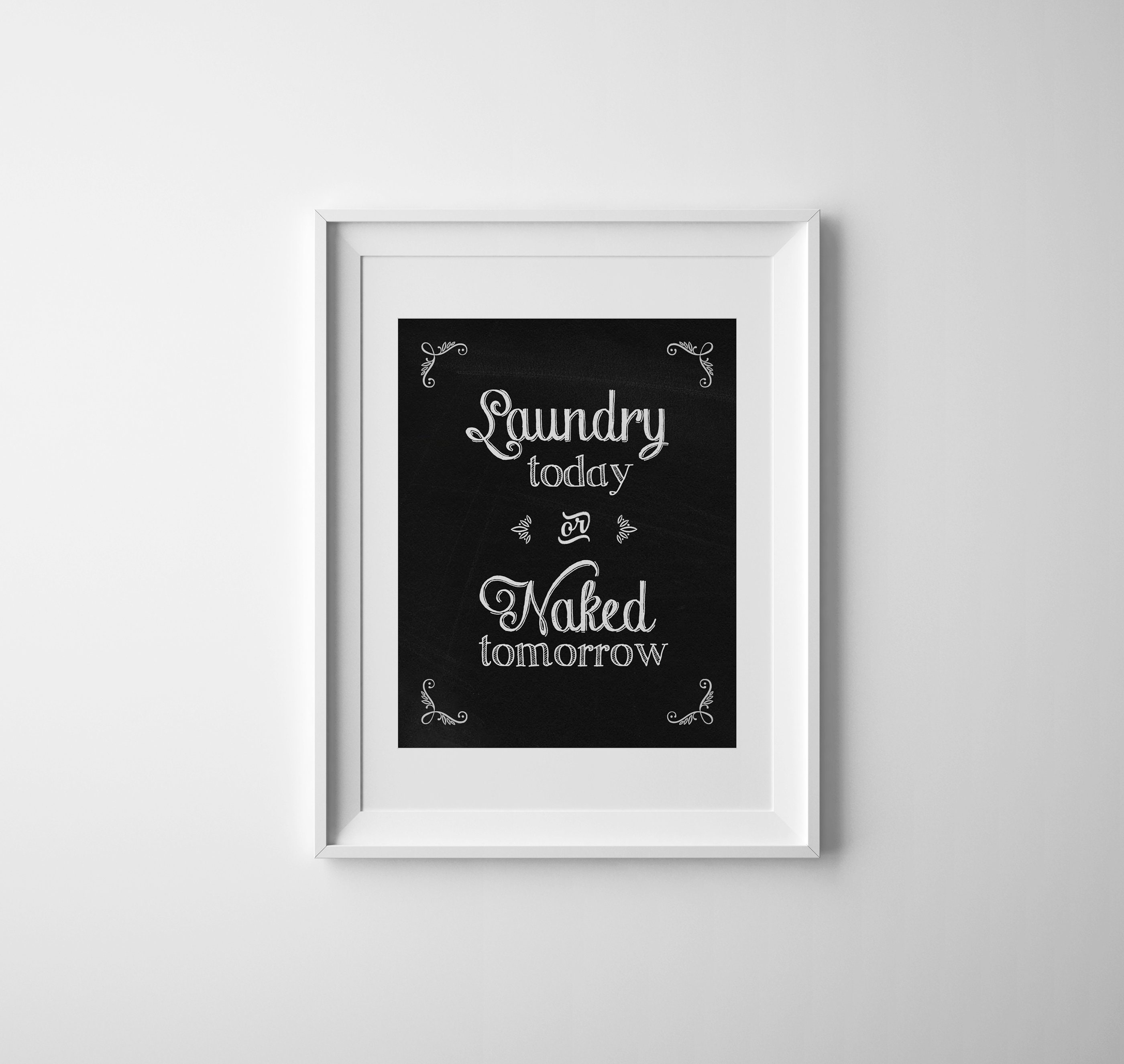 Laundry Room Decor Laundry Print Laundry Wall Art Laundry Etsy