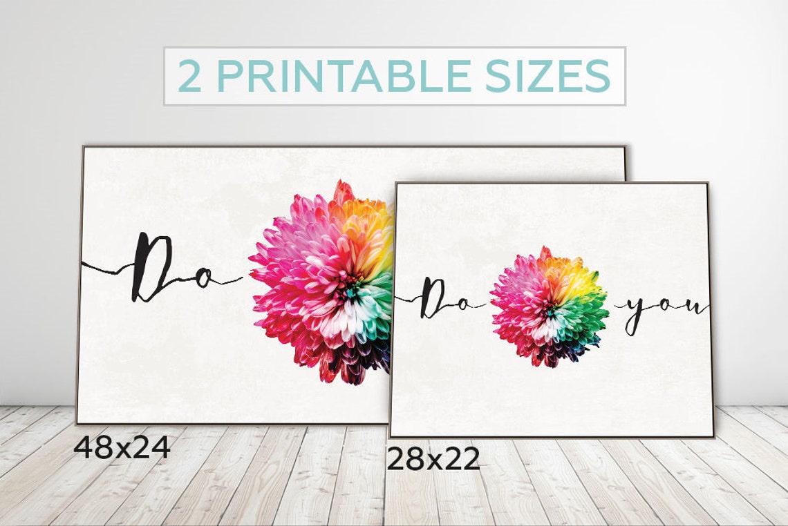 Do You Wall Decor Do You Sign Do You Poster Be You Tiful Etsy