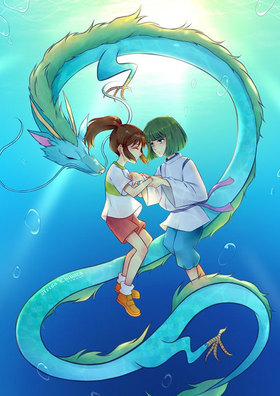 Chihiros Reise ins Zauberland Chihiro x Haku große und Etsy