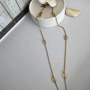 Necklace necklace sautoir stainless steel h gold silver version also