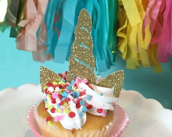 Unicorn Cupcake Toppers, Unicorn Horn Cupcake Toppers, Unicorn Cupcakes, Make your Own Unicorn Cupcakes, Unicorn Horns Cupcake Toppers