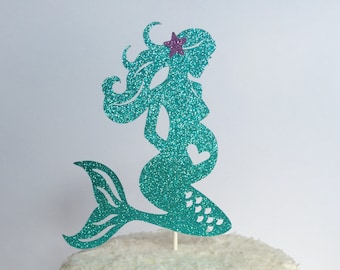 Mermaid Baby Shower, Pregnant Mermaid Cake Topper, Baby Mermaid Party, Mermaid Theme, Mermaid Mom, Under the Sea Baby Shower