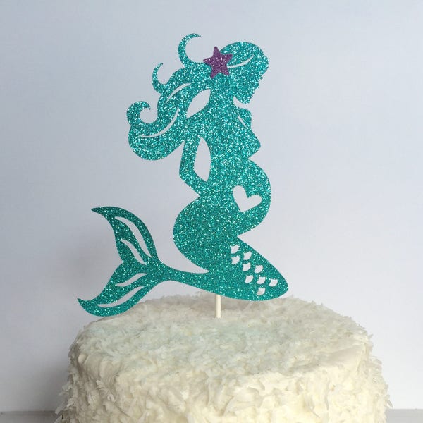 Mermaid Baby Shower, Pregnant Mermaid Cake Topper, Baby Mermaid Party, Mermaid Theme, Mermaid Mom, Under the Sea Baby Shower