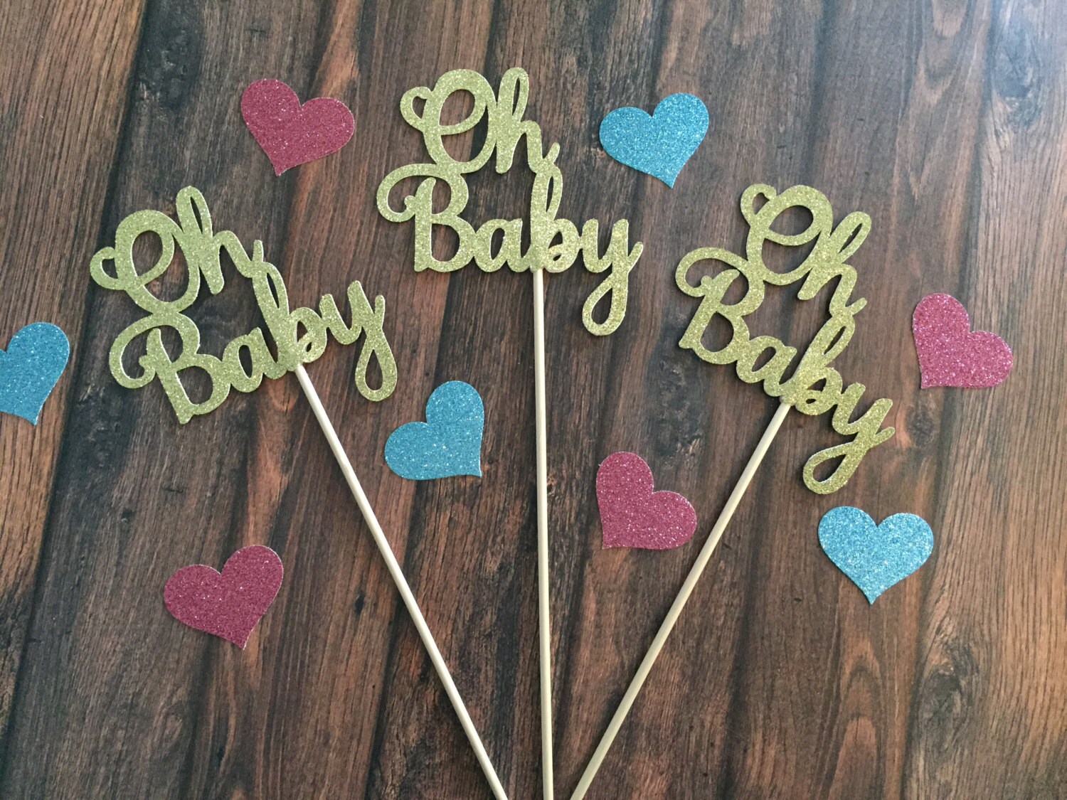 Baby Shower Decorations Gender Reveal Centerpieces Baby Etsy 日本