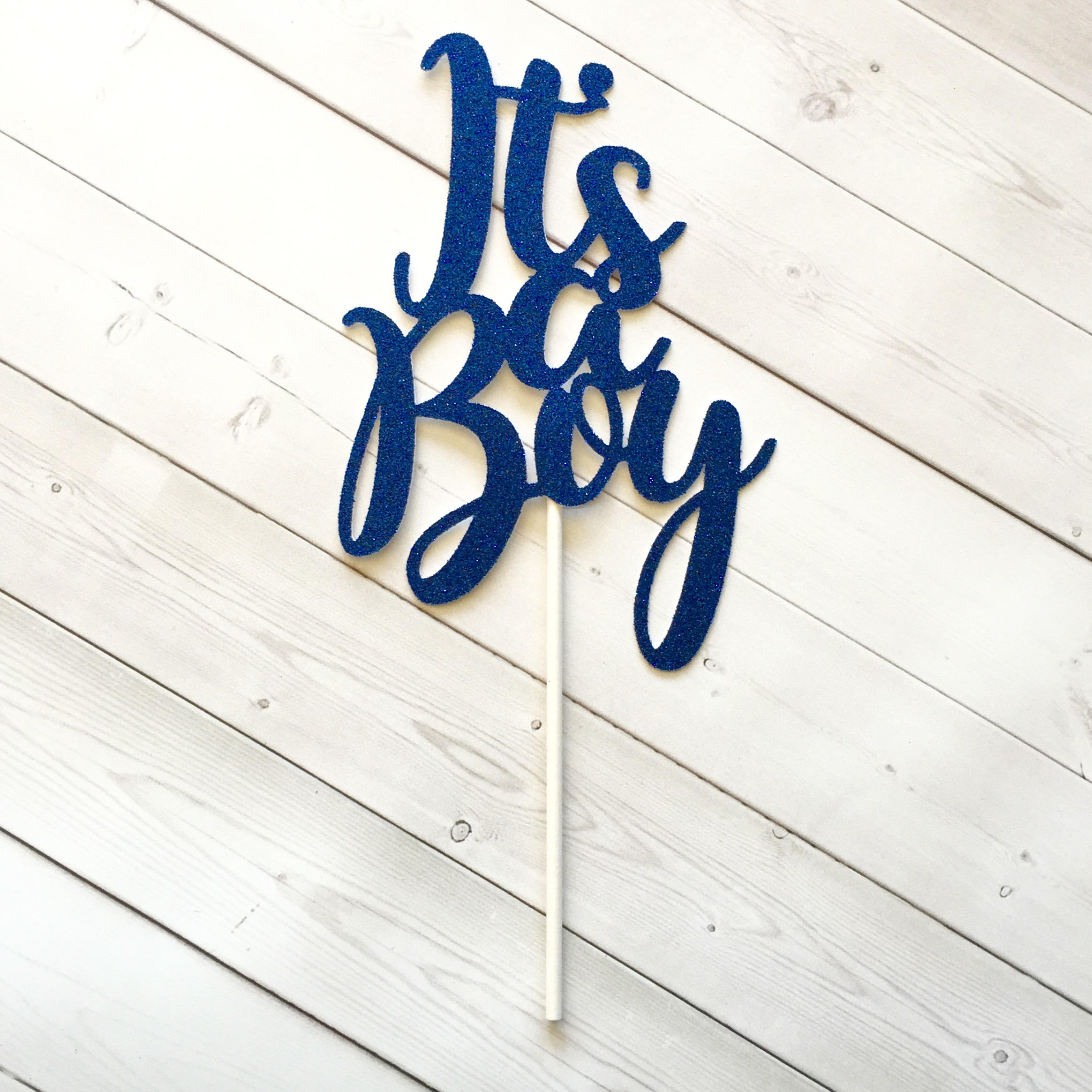 It's A Boy Cake Topper Baby Boy Cake Baby Shower Cake Etsy