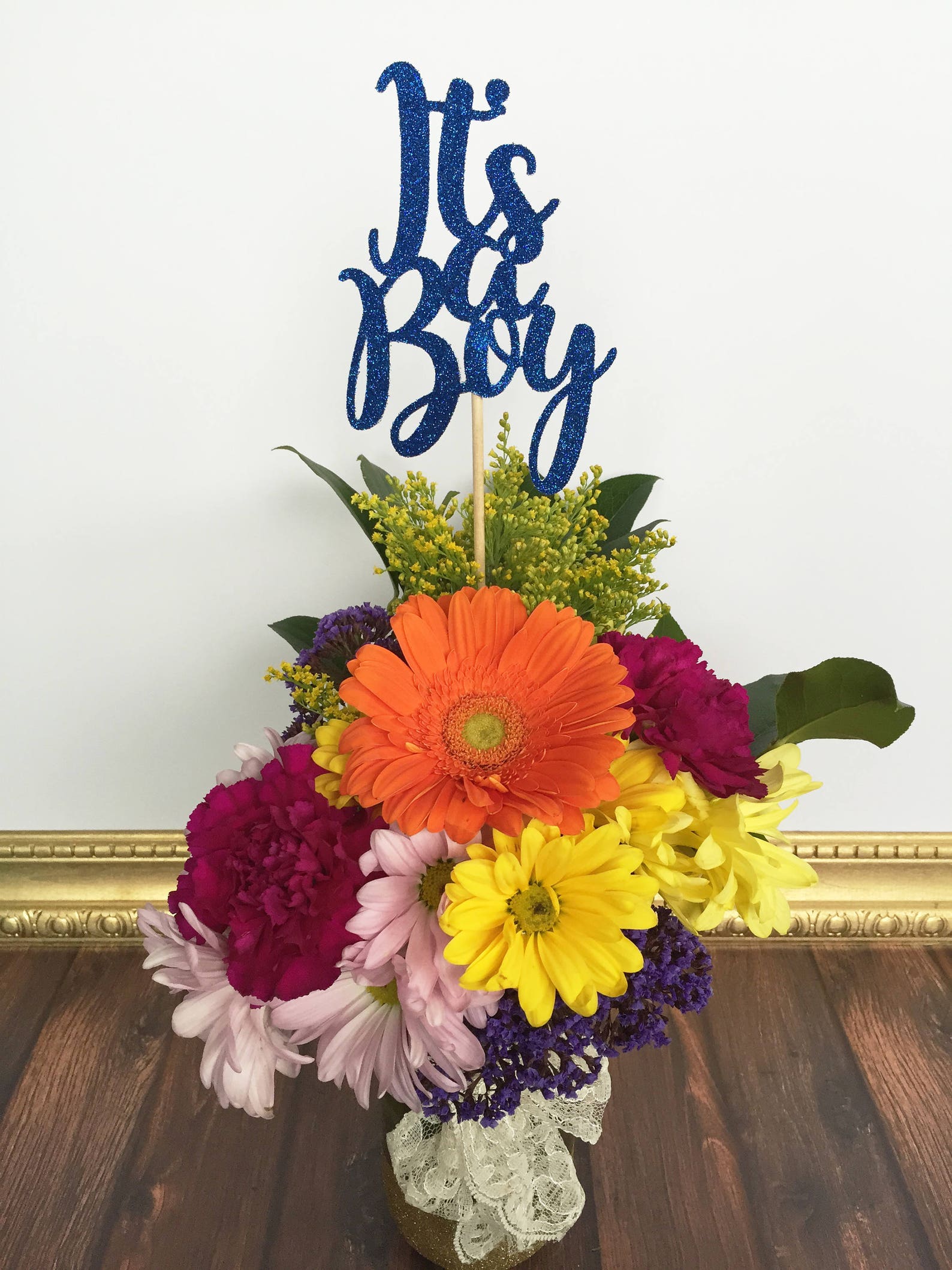 It's A Boy Centerpiece Sticks Baby Boy Table Decorations Etsy