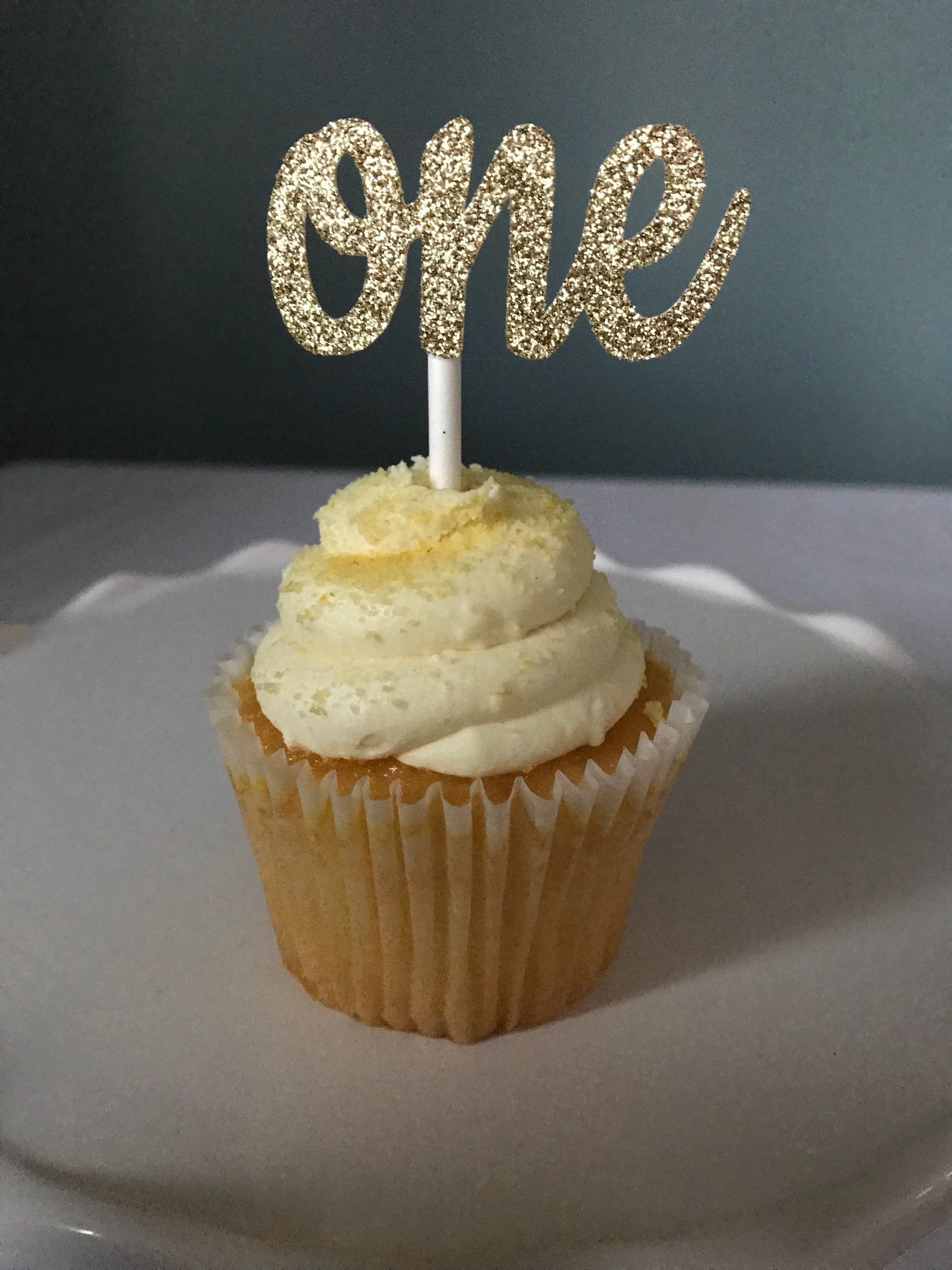 First Birthday Cupcake Toppers 1st Birthday Cupcake Toppers Etsy