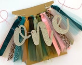 Safari Chic Wild One Theme High Chair Birthday Banner, One Wild Year Jungle Party Tutu Skirt, Smash Cake 1st Birthday Photo Backdrop BT