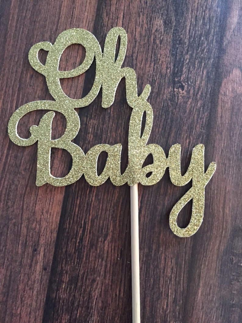Baby Shower Decorations Oh Baby Centerpiece Sticks Oh Baby Etsy