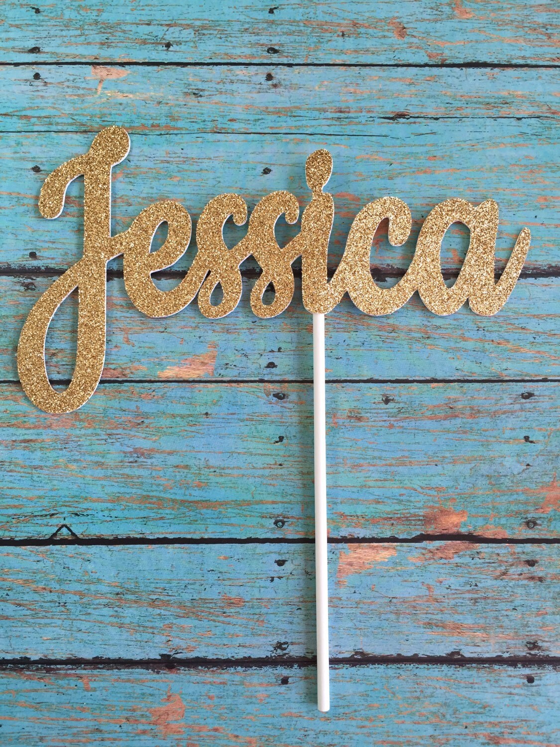 Happy Birthday Cake Topper With Name