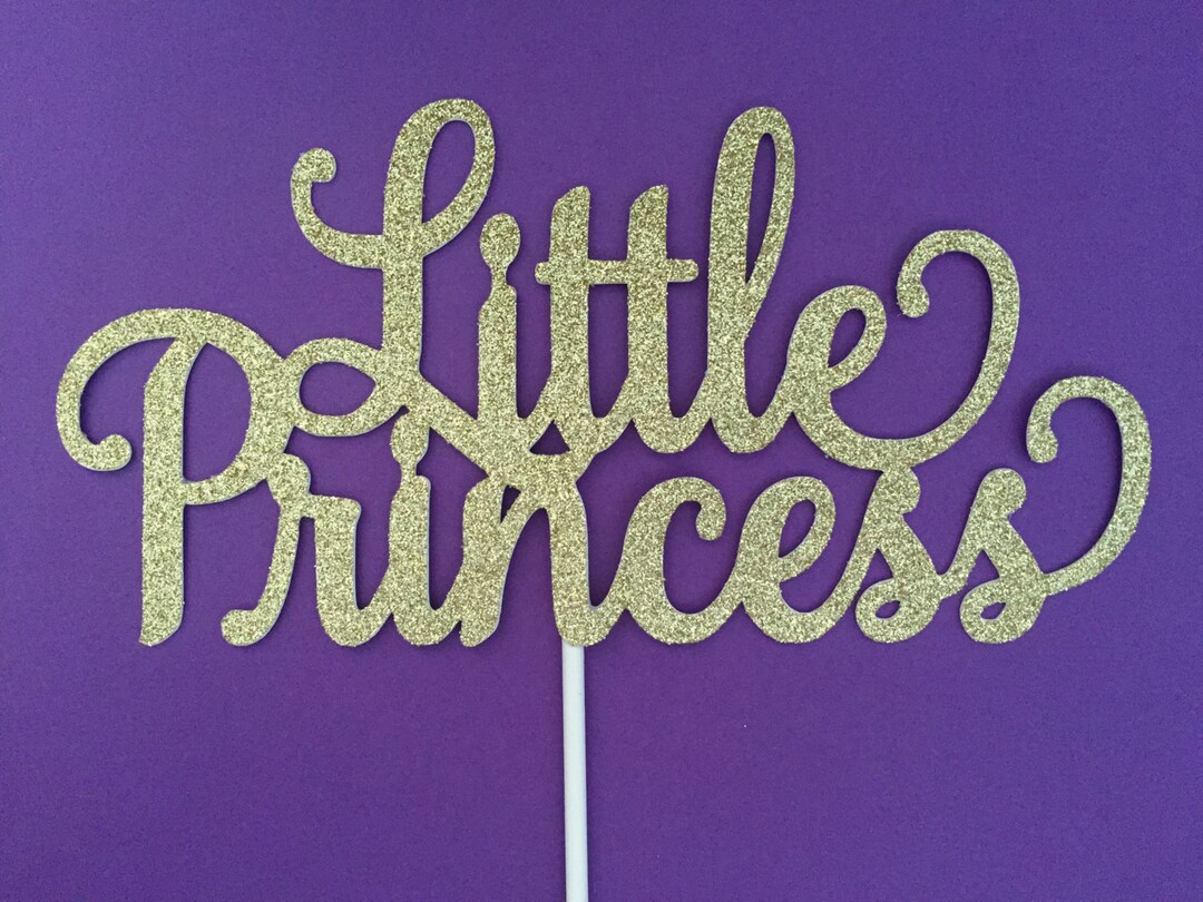 Baby Shower Cake Topper, Baby Girl Cake Topper, Little Princess Cake