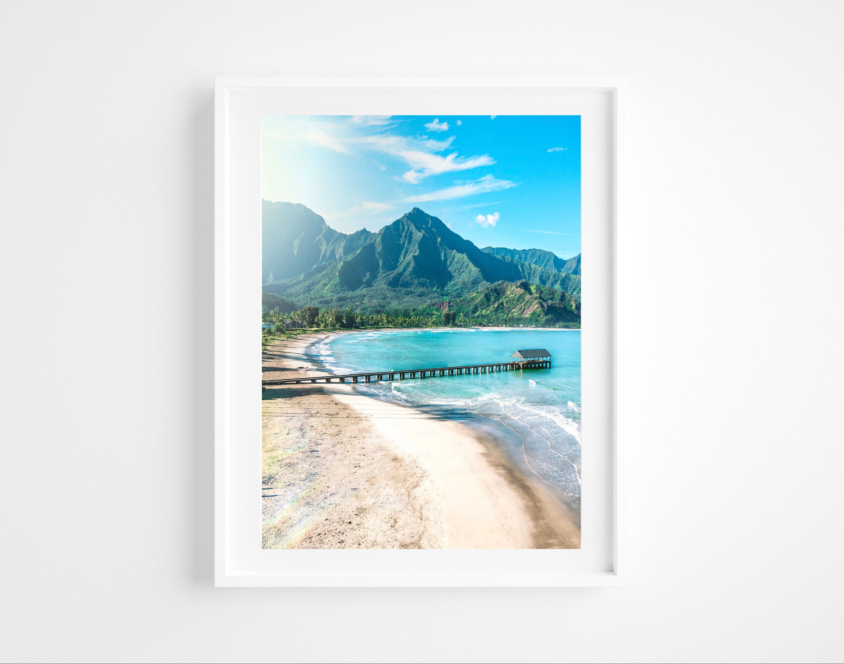 Hanalei Bay Kauai, Kauai Art Print, Hawaii Art Print, Printable Wall Art, Kauai Photo Print