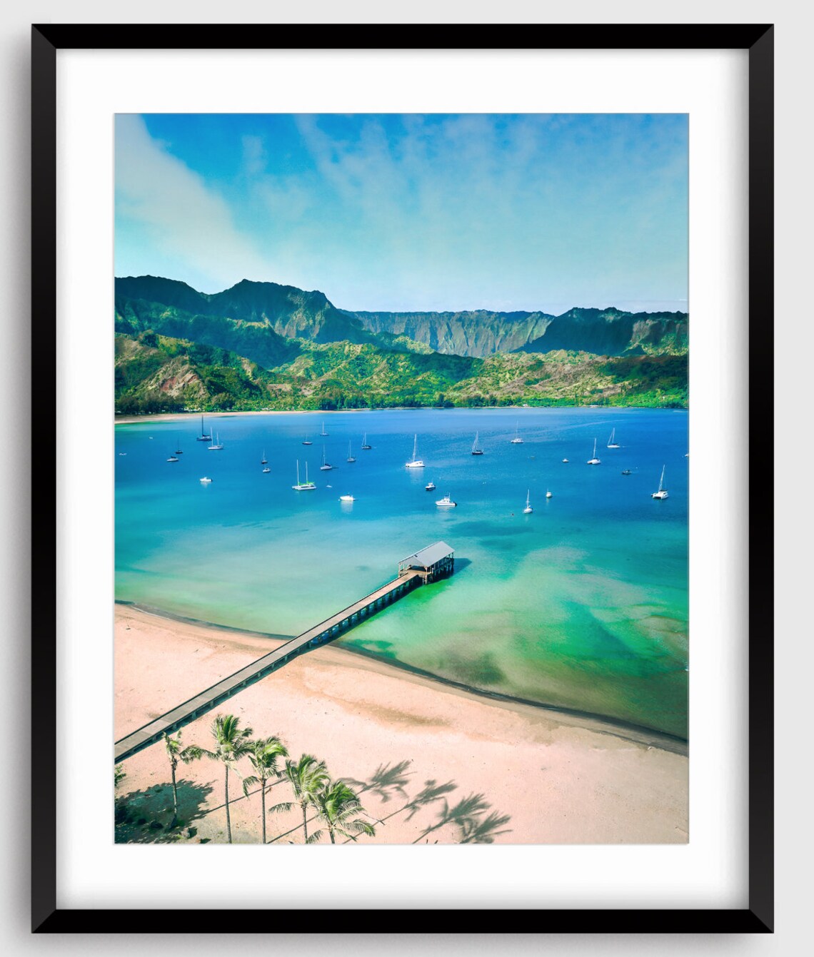HANALEI Bay Hawaii Wall Art Printable Wall Art Kauai Photo Etsy