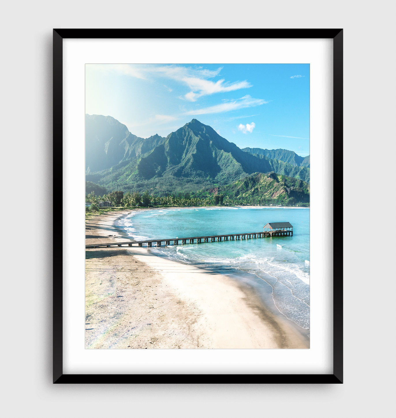 Hanalei Bay Kauai, Kauai Art Print, Hawaii Art Print, Printable Wall Art, Kauai Photo Print