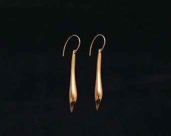 ARISTO earrings : modern bronze earrings