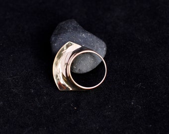 PHILEA ring : modern bronze ring
