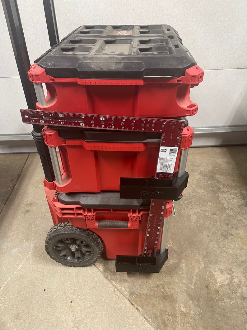 Milwaukee Packout 3d Printed Large Duel Level Holder Etsy