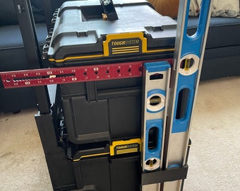 Dewalt tough box 3d print small Duel level holders & framing sq holder