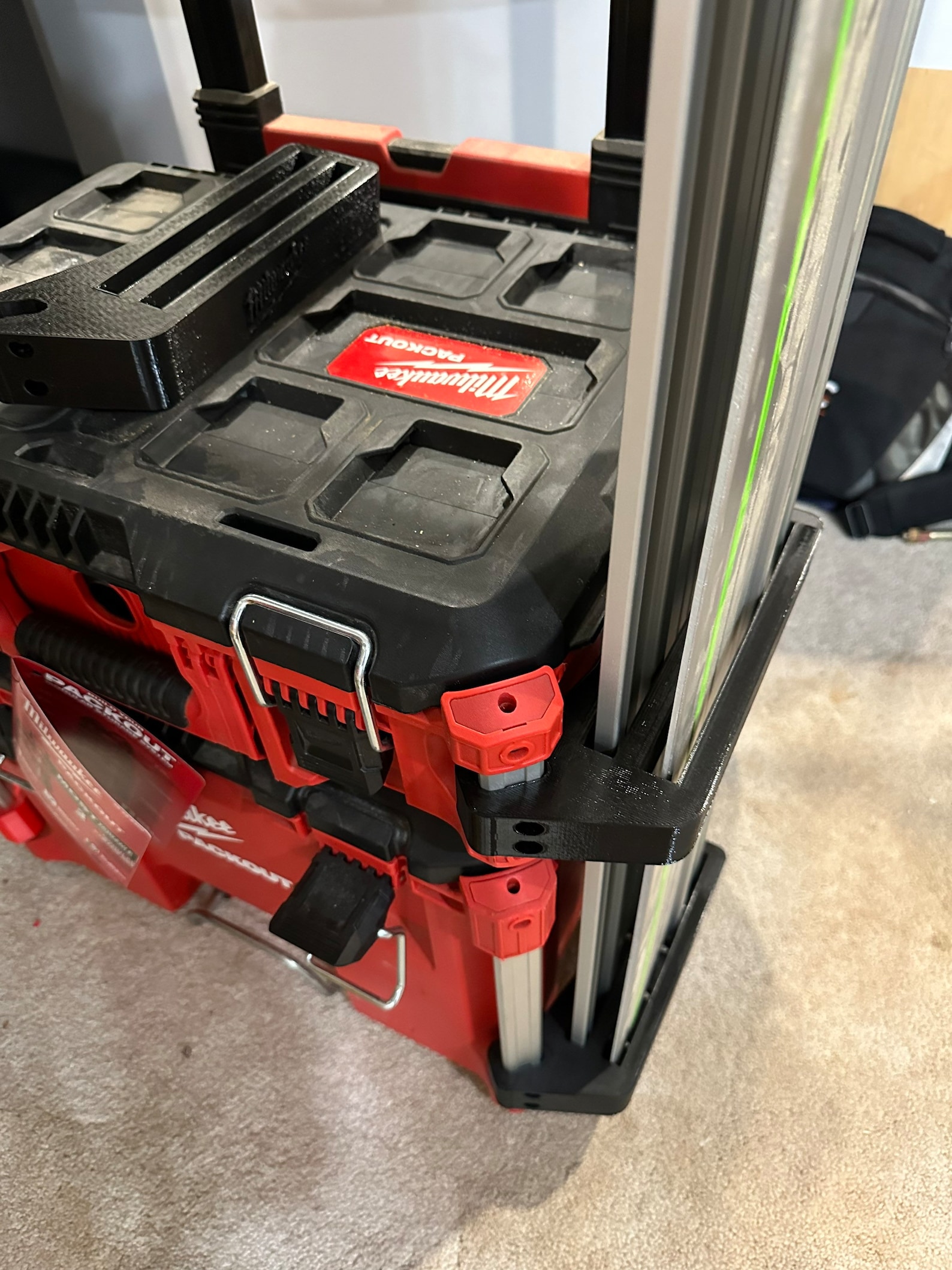 Milwaukee Packout 3d Printed Track Saw Track Holders Etsy