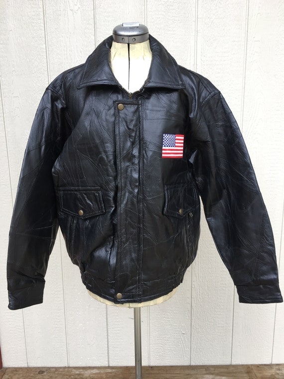 Flag patch shop jacket