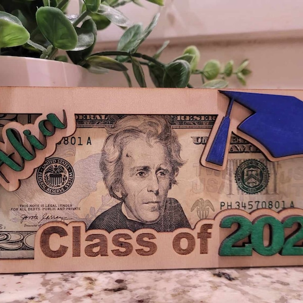 2024 Graduation cash holder Instant Digital Download SVG Congratulations, laser cut files Glowforge