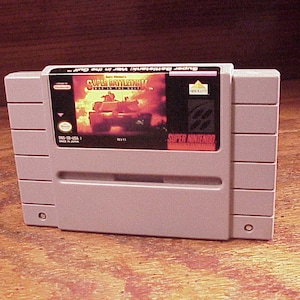SNES Super Battletank War In The Gulf Game Cartridge, no. sns-sb-usa-1, Tested, Retro Video Gaming, Super Nintendo, Genuine, Authentic