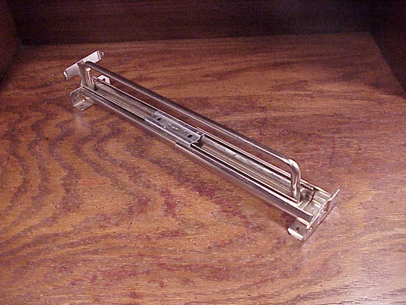 Vintage 1970 s Metal KV Extender Door Mount Towel Rack Knape and Vogt Pull Out Extending Kitchen Bathroom Home Decor Heavy Duty Etsy