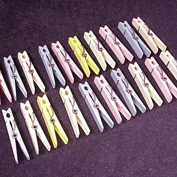 Plastic Clothespins Etsy