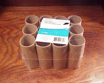 Pack of 12 Craft Thick Cardboard Tubes, New and Sealed, Creatology, 4 3/8 Inches Long, 1 3/4 Inch Diameter, Sturdy, Lot, Classroom Supply