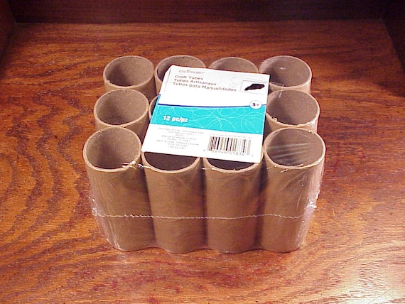 Pack of 12 Craft Thick Cardboard Tubes, New and Sealed, Creatology