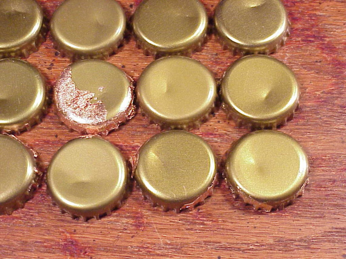 Lot of 40 Bronze Tone Plain Used Bottle Caps 1 1/8 inch Etsy