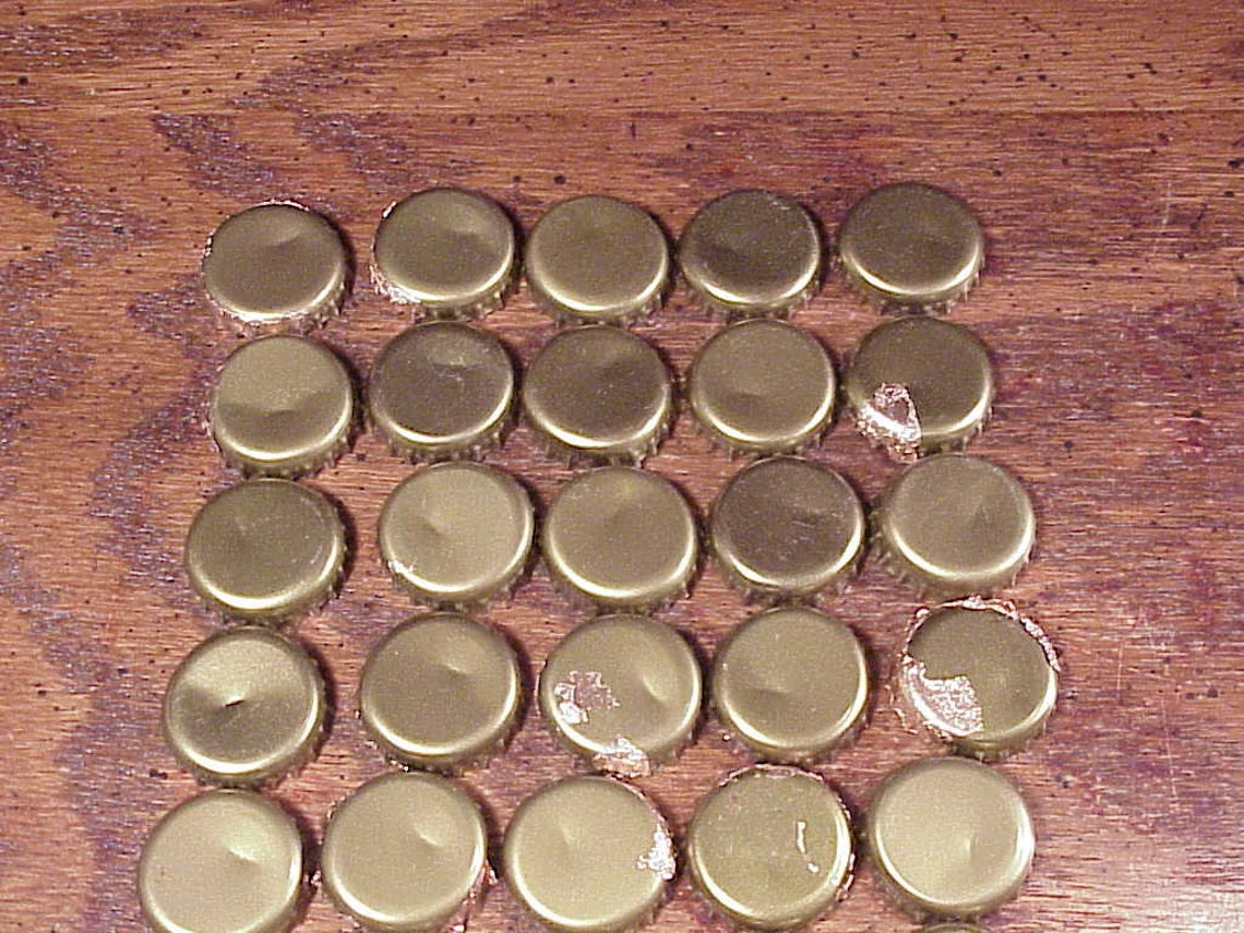 Lot of 40 Bronze Tone Plain Used Bottle Caps 1 1/8 inch Etsy