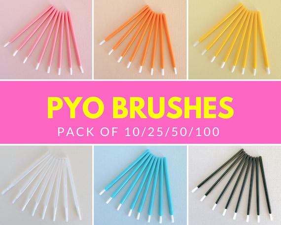 PYO Paint Your Own Brushes for Edible Cupcakes Palettes,Mini Paint