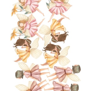 Voorgesneden eetbare wafeltje Fairy, Fairy topper, eetbare fee