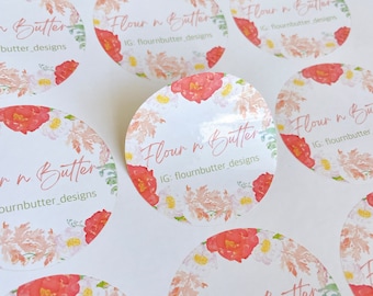 Custom Logo Stickers, Round Sticker Labels, Product Packaging, Business Logo Stickers, Custom Stickers, Gold Foil Stickers