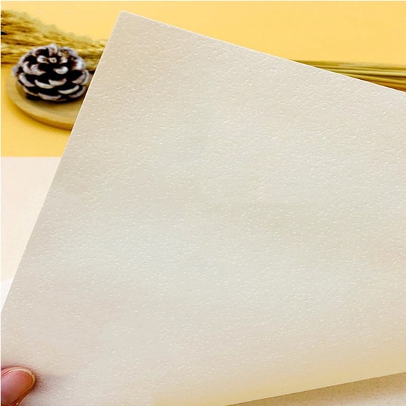 100 Sheet Edible Potato Starch Rice Wafer Paper - White 8x11 for