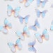 Pack of 39 Edible Pre-Cut Wafer Butterfly - Blue & Purple, Edible Butterfly, Wafer Butterfly, Pre Cut Butterfly, Butterfly Decoration 
