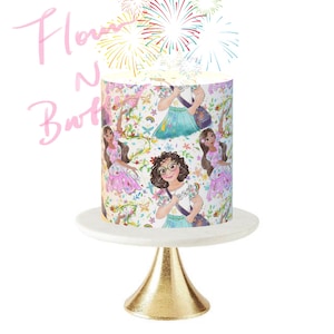 Edible Icing Cake Wrap -  Encanto inspired cake wrap
