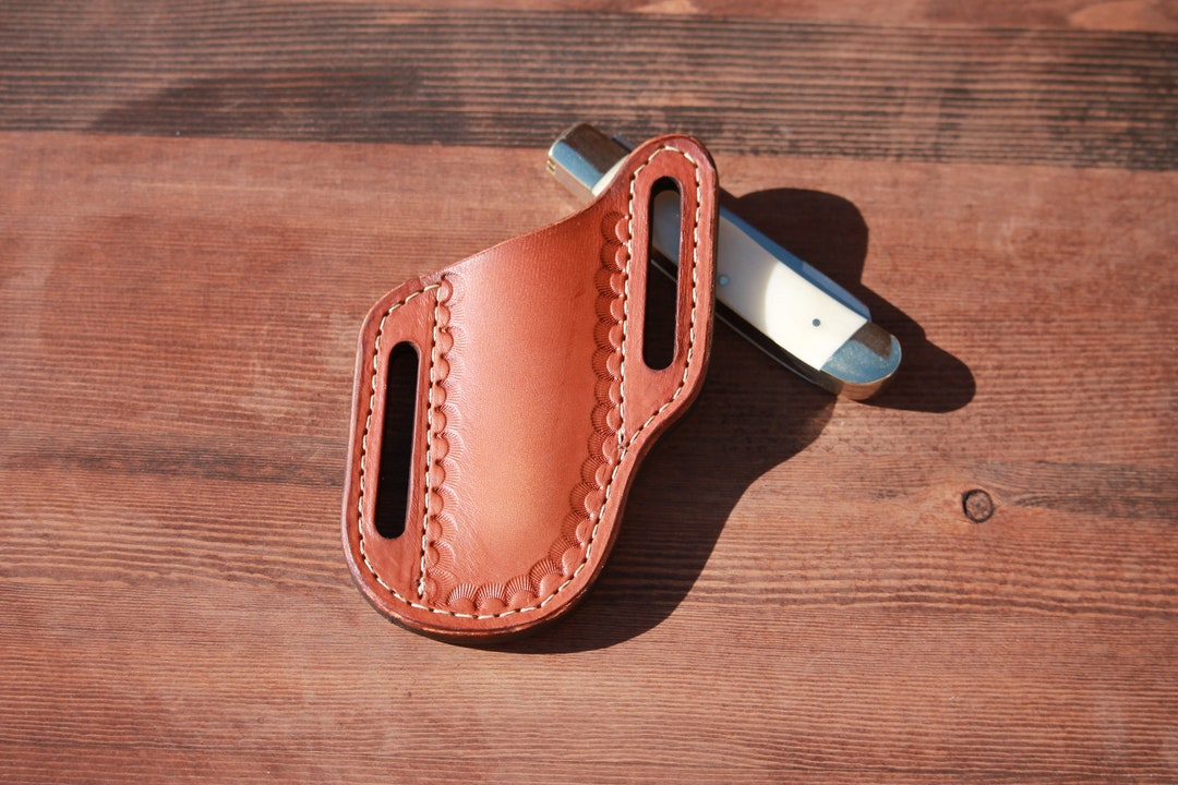 Cowboy Slanted Knife Sheath Etsy