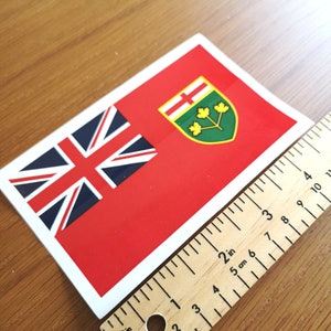 Ontario Canada Flag Sticker // Canadian Stickers