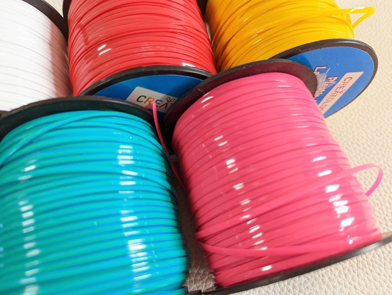 Plastic PVC Flat Cording // Plastic Cording // Bracelet DIY Etsy