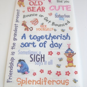 Disney Winnie Puuh und seine Freunde Pergamin Aufkleber // Scrapbook // loot bag