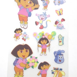 Dora the Explorer Rub on Transfers // Dora the Explorer Birthday // Dora the Explorer Activity