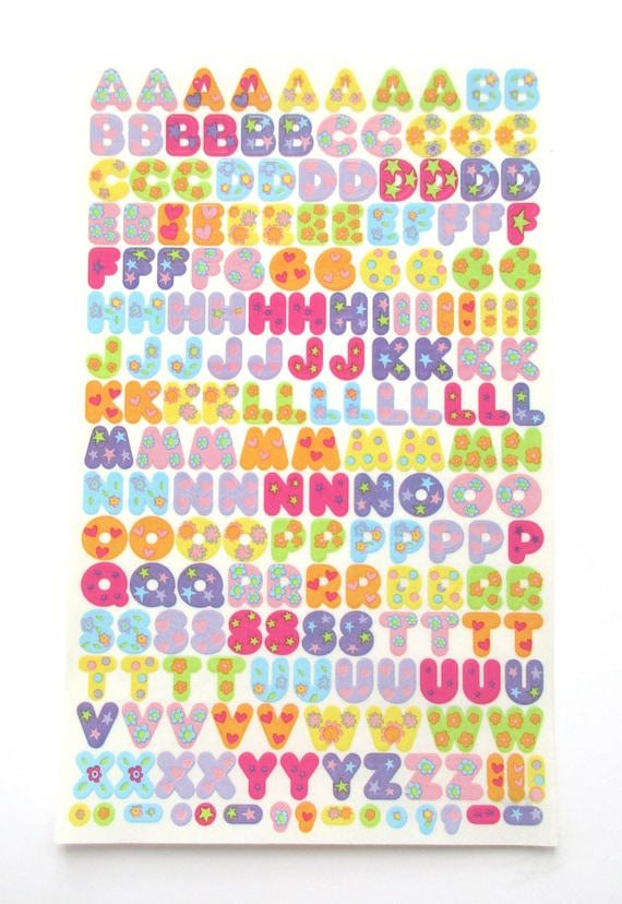 Sandylion Alphabet Semi Glossy Sticker 