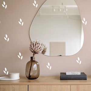 Leaves wall decals, trendy wall decals, home wall decals, nursery decals, kids room decals, living room decals