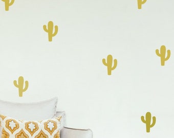 Mitternachts Kaktus Vinyl Wand Aufkleber | Wstenpflanze Sticker |  Minimalistisch Boho Wohn Dekor 2470 - Etsy.de