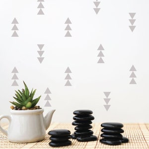 Triangle wall decals, triangle decals, wall decal, nursery decal, vinyl decal, triangle stickers, boys room decal, girls room decal