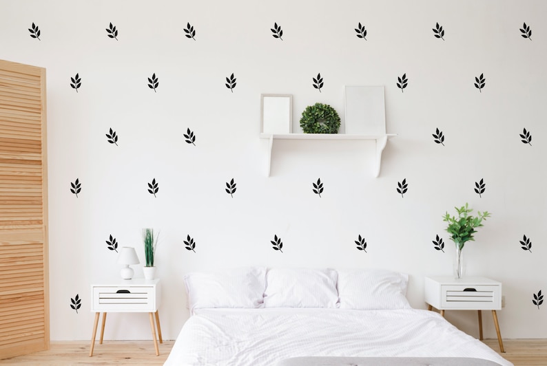 Leaves Wall Decals Trendy Wall Decals Home Wall Decals Etsy